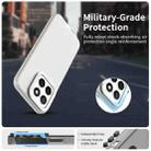 For Honor X8c 4G Candy PC Hybrid TPU Shockproof Phone Case(White) - 2