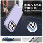For Honor X8c 4G Candy PC Hybrid TPU Shockproof Phone Case(Purple) - 2