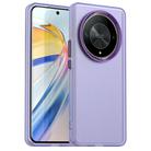 For Honor X9 Candy PC Hybrid TPU Shockproof Phone Case(Purple) - 1