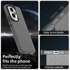 For Honor 400 Global 156.5mm Candy PC Hybrid TPU Shockproof Phone Case(Black) - 2