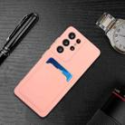For Samsung Galaxy S25 Ultra 5G Card Slot Design Shockproof TPU Phone Case(Pink) - 2