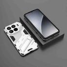 For Xiaomi 15 Pro 5G Punk Armor 2 in 1 PC + TPU Phone Case with Holder(White) - 2