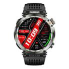 HT30 1.7 inch IP68 Waterproof Silicone Band Smart Watch, Support Flashlight / Banknote Detector Light / Compass(Black) - 2