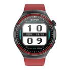 T82 1.43 inch Round Screen BT Call Smart Watch, Heart Rate / Blood Pressure / Blood Oxygen / Sleep / Blood Sugar / HRV / Metope / SOS, Strap:Silicone Red - 2