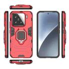 For Xiaomi 15 Shockproof PC + TPU Holder Phone Case(Red) - 3