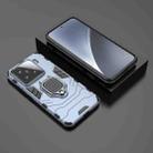 For Xiaomi 15 Shockproof PC + TPU Holder Phone Case(Navy Blue) - 2