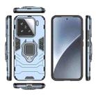 For Xiaomi 15 Shockproof PC + TPU Holder Phone Case(Navy Blue) - 3