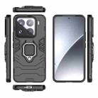 For Xiaomi 15 Pro Shockproof PC + TPU Holder Phone Case(Black) - 3