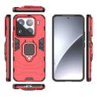 For Xiaomi 15 Pro Shockproof PC + TPU Holder Phone Case(Red) - 3
