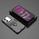 For Xiaomi Poco M7 Pro 5G Global Shockproof PC + TPU Holder Phone Case(Black) - 2