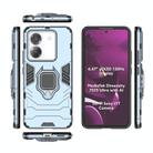 For Xiaomi Poco M7 Pro 5G Global Shockproof PC + TPU Holder Phone Case(Navy Blue) - 3