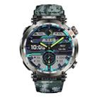 HT30 1.7 inch IP68 Waterproof Camouflage Silicone Band Smart Watch, Support Flashlight / Banknote Detector Light / Compass(Blue) - 2