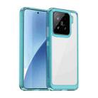 For Xiaomi 15 Colorful Series Acrylic Hybrid TPU Phone Case(Transparent Blue) - 1