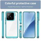 For Xiaomi 15 Colorful Series Acrylic Hybrid TPU Phone Case(Transparent Blue) - 2