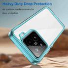 For Xiaomi 15 Colorful Series Acrylic Hybrid TPU Phone Case(Transparent Blue) - 3