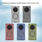 For Huawei Mate 70 Honeycomb Magnetic Ring Shockproof Phone Case(Black) - 2