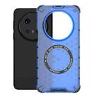 For Huawei Mate 70 Pro / 70 Pro+ Honeycomb Magnetic Ring Shockproof Phone Case(Blue) - 1