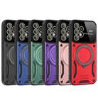 For Samsung Galaxy A52 4G / 5G Large Window MagSafe Holder Phone Case(Rose Gold) - 2