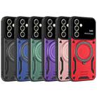 For Samsung Galaxy A56 / A36 5G Large Window MagSafe Holder Phone Case(Red) - 2