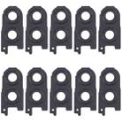 For Samsung Galaxy Z Flip3 5G SM-F711BF 10pcs Rear Camera Lens Cover(Black) - 1