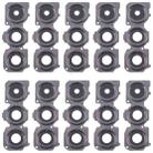 For Samsung Galaxy M34 5G SM-M346B 10pcs Rear Camera Lens Cover(Black) - 1