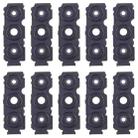 For Samsung Galaxy A04s SM-A047F 10pcs Rear Camera Lens Cover(Black) - 1