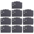 For Samsung Galaxy A04 SM-A045F 10pcs Rear Camera Lens Cover(Black) - 1