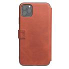 For iPhone 11 Pro QIALINO Business Magnetic Buckle Horizontal Flip Leather Case with Card Slots(Light Brown) - 3