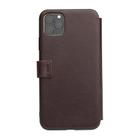 For iPhone 11 Pro QIALINO Business Magnetic Buckle Horizontal Flip Leather Case with Card Slots(Dark Brown) - 3