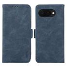 For Google Pixel 9a ABEEL Frosted Magnetic RFID Leather Phone Case(Blue) - 1