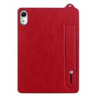 For iPad mini 6 / mini 2024 TPU Leather Back Tablet Case with Wristband(Red) - 2