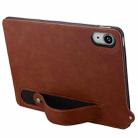 For iPad mini 6 / mini 2024 TPU Leather Back Tablet Case with Wristband(Brown) - 3