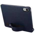 For iPad mini 6 / mini 2024 TPU Leather Back Tablet Case with Wristband(Dark Blue) - 3