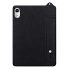 For iPad mini 6 / mini 2024 TPU Leather Back Tablet Case with Wristband(Black) - 2