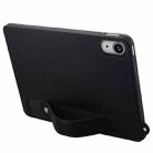 For iPad mini 6 / mini 2024 TPU Leather Back Tablet Case with Wristband(Black) - 3