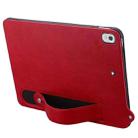 For iPad 10.2 2021 / 2020 / 10.5 2019 TPU Leather Back Tablet Case with Wristband(Red) - 3