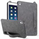 For iPad 10.2 2021 / 2020 / 10.5 2019 TPU Leather Back Tablet Case with Wristband(Grey) - 1