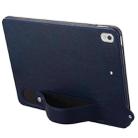 For iPad 10.2 2021 / 2020 / 10.5 2019 TPU Leather Back Tablet Case with Wristband(Dark Blue) - 3
