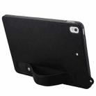 For iPad 10.2 2021 / 2020 / 10.5 2019 TPU Leather Back Tablet Case with Wristband(Black) - 3