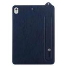 For iPad Pro 9.7 / 9.7 2018 / 2017 TPU Leather Back Tablet Case with Wristband(Dark Blue) - 2