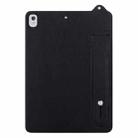 For iPad Pro 9.7 / 9.7 2018 / 2017 TPU Leather Back Tablet Case with Wristband(Black) - 2