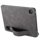 For Amazon Fire HD 8 2018 / 2017 TPU Leather Back Tablet Case with Wristband(Grey) - 3