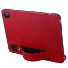 For Amazon Kindle Fire HD10 / HD10 Plus TPU Leather Back Tablet Case with Wristband(Red) - 3