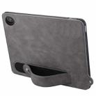 For Amazon Kindle Fire HD10 / HD10 Plus TPU Leather Back Tablet Case with Wristband(Grey) - 3