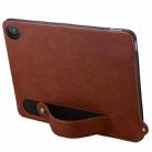 For Amazon Kindle Fire HD10 / HD10 Plus TPU Leather Back Tablet Case with Wristband(Brown) - 3