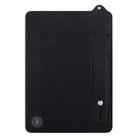 For Amazon Kindle Fire HD10 / HD10 Plus TPU Leather Back Tablet Case with Wristband(Black) - 2