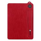 For Amazon Kindle Fire 7 12th 2022 TPU Leather Back Tablet Case with Wristband(Red) - 2