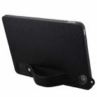 For Amazon Kindle Fire 7 12th 2022 TPU Leather Back Tablet Case with Wristband(Black) - 3