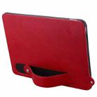 For Amazon Kindle Paperwhite 12th 2024 TPU Leather Back Tablet Case with Wristband(Red) - 3