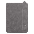 For Amazon Kindle Paperwhite 12th 2024 TPU Leather Back Tablet Case with Wristband(Grey) - 2